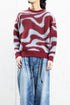 【TAUPE】"MARBLE MOHAIR CREW KNIT"